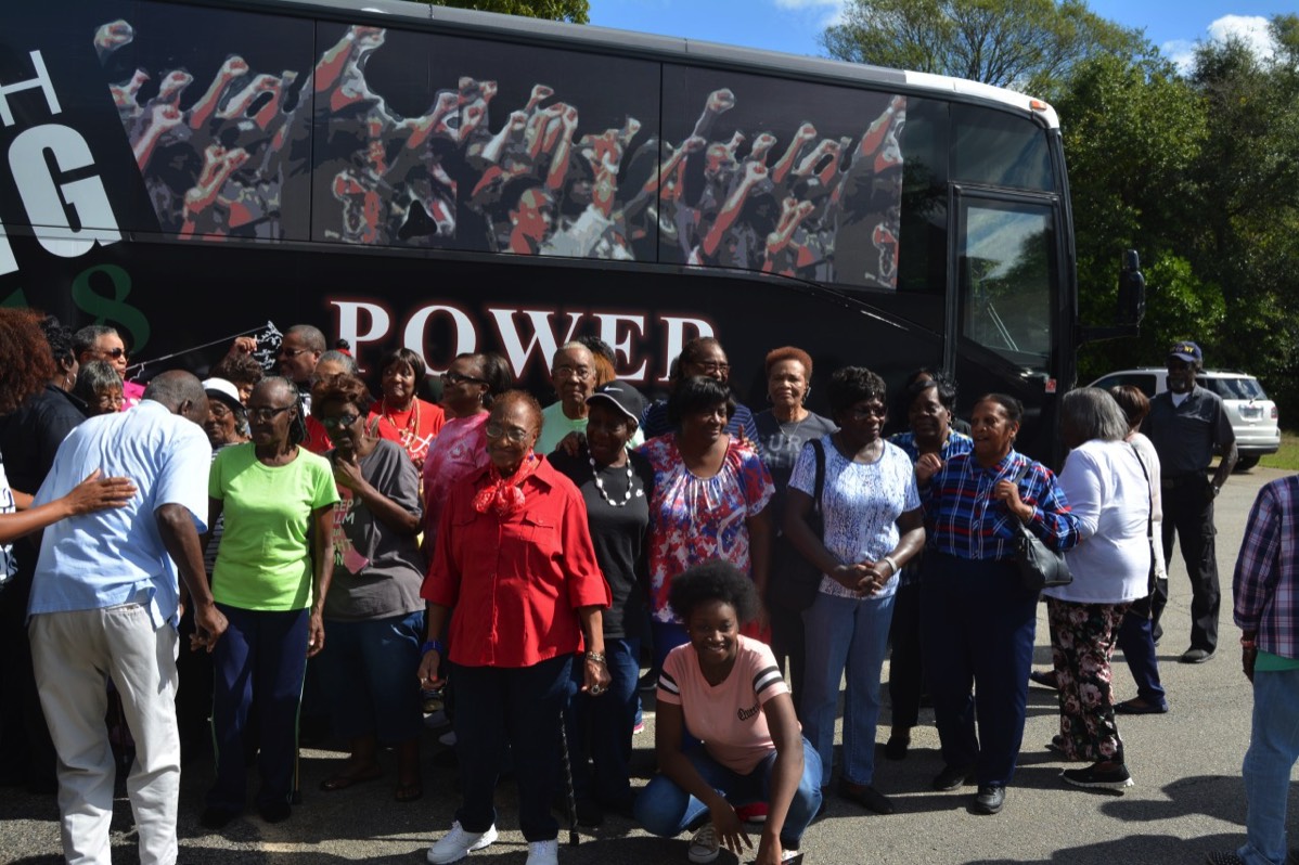 Georgia Seniors Ride the Freedom Bus Black Voters Matter !